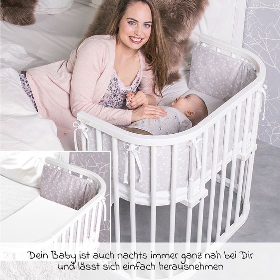 Babybay Beistellbett Original - Weiß lackiert