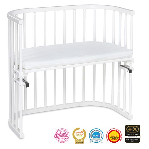 Babybay Beistellbett Original - Weiß lackiert