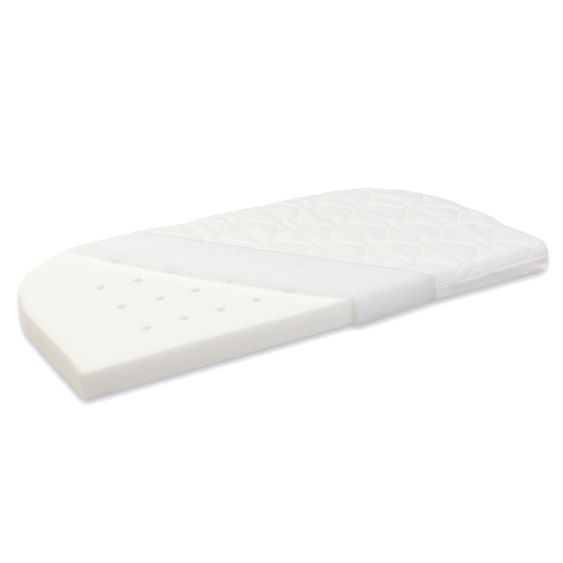 Babybay Matelas Classic Fresh pour Lit Cododo Boxspring XXL - Blanc