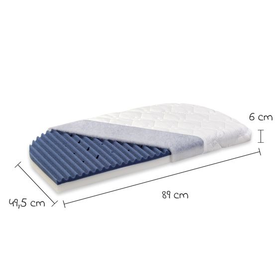 Babybay Matratze Intense AngelWave für Beistellbett Maxi, Boxspring, Comfort Plus