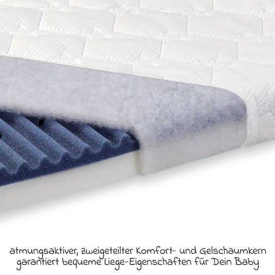 Babybay Matratze Intense AngelWave für Beistellbett Maxi, Boxspring, Comfort Plus