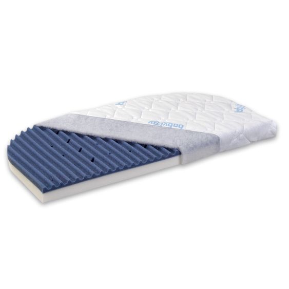 Babybay Matratze Medicot AngelWave für Beistellbett Maxi, Boxspring, Comfort Plus - Blau