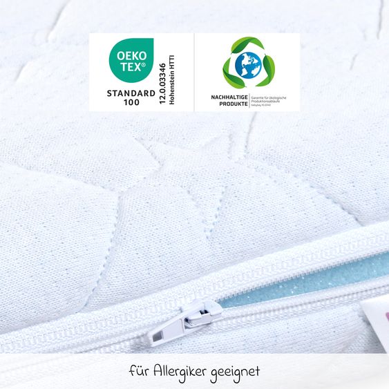 Babybay Mattress Medicott extra airy 3D Mesh for co-sleeper Original - White