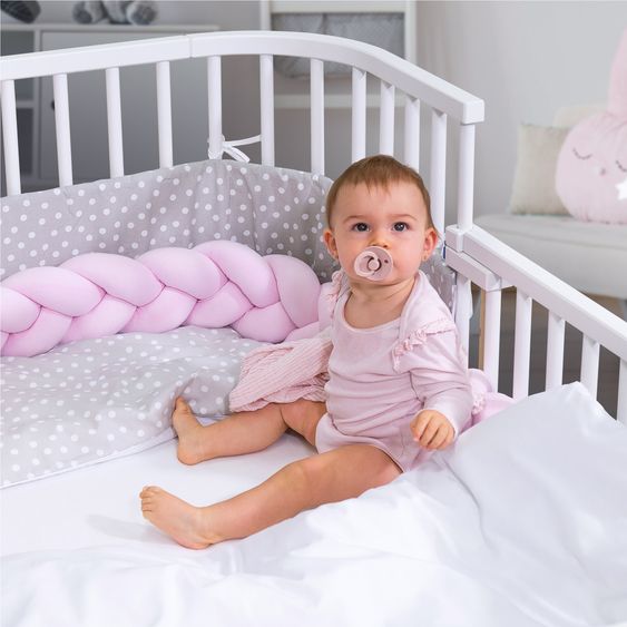 Babybay Lenzuolo in jersey con membrana per materassi del kit di trasformazione in lettino - bianco