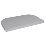 Deluxe fitted sheet in jersey for co-sleeper Maxi, Midi, Boxspring, Comfort, Comfort Plus 89 x 50 cm - gray