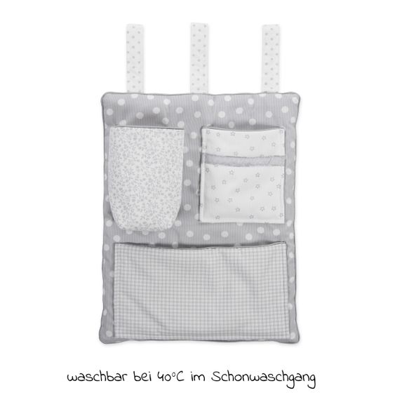 Babybay Utensilo für alle babybay Beistellbetten - Perlgrau