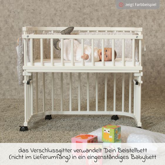 Babybay Verschlussgitter für Beistellbett Maxi & Boxspring - Natur lackiert