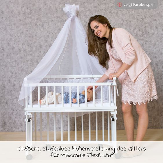 Babybay Verschlussgitter für Beistellbett Maxi & Boxspring - Natur lackiert