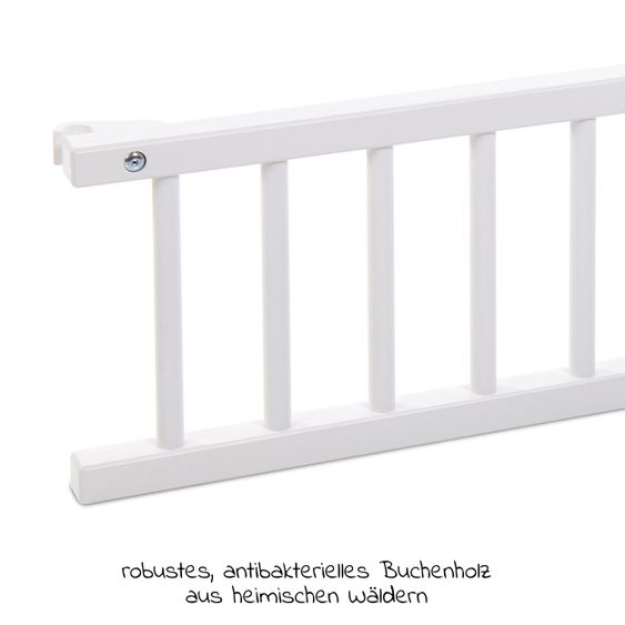 Babybay Verschlussgitter für Beistellbett Maxi & Boxspring - Weiß lackiert