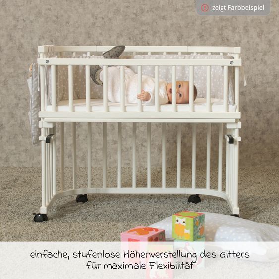 Babybay Verschlussgitter für Beistellbett Original & Midi - Beige lackiert