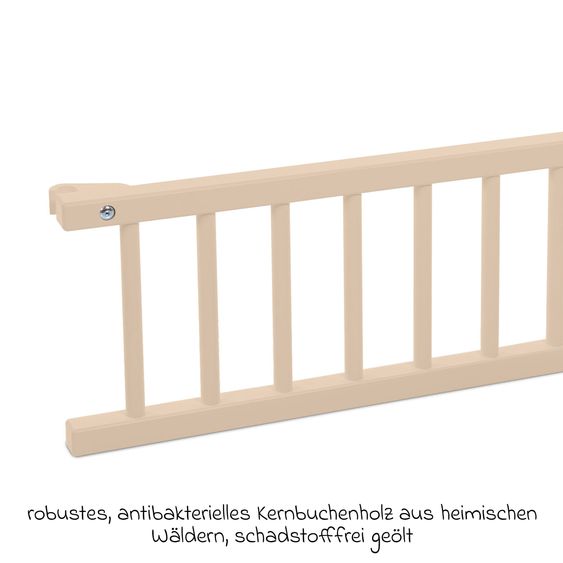 Babybay Verschlussgitter für Beistellbett Original & Midi - Beige lackiert