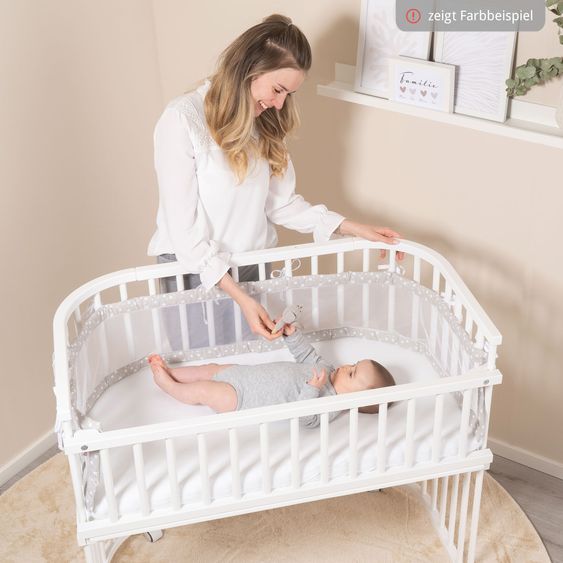 Babybay Verschlussgitter für Beistellbett Original & Midi - Beige lackiert