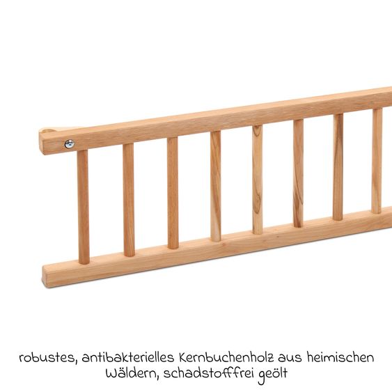 Babybay Verschlußgitter für Beistellbett Original & Midi - Kernbuche geölt