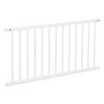 Verschlussgitter für Boxspringbett XXL - Kinderbettnutzung - Weiß lackiert