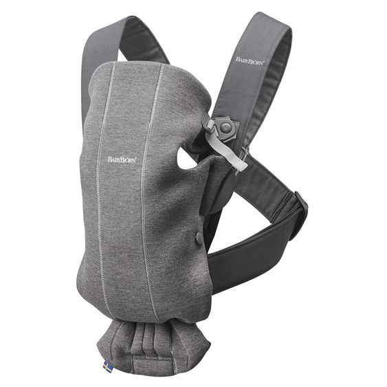 BabyBjörn Babytrage Mini 3D Jersey - Dunkelgrau