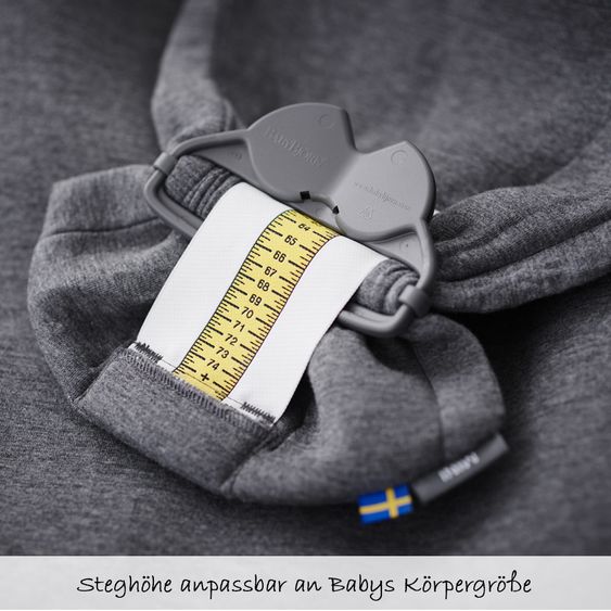 BabyBjörn Babytrage Mini 3D Jersey - Dunkelgrau