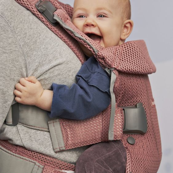 BabyBjörn Babytrage One Air Mesh Baby Power - Vintagerosa