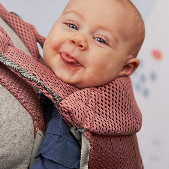 BabyBjörn Babytrage One Air Mesh Baby Power - Vintagerosa