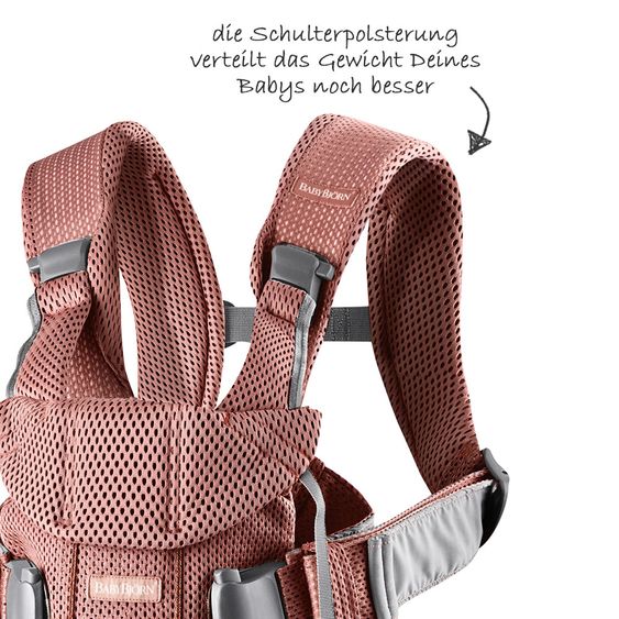 BabyBjörn Babytrage One Air Mesh Baby Power - Vintagerosa