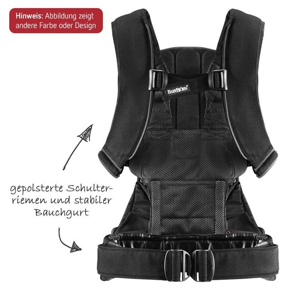 BabyBjörn Babytrage One Air Mesh Ergonomic Edition - Schwarz