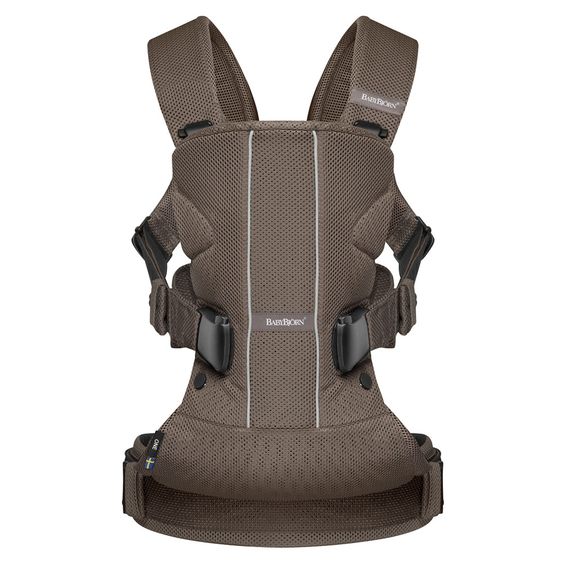 BabyBjörn Babytrage One Air Mesh Ergonomic - Schokoladenbraun