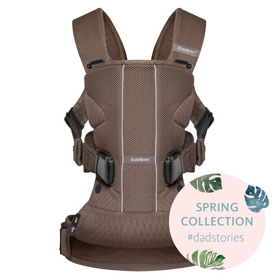 BabyBjörn Babytrage One Air Mesh Ergonomic - Schokoladenbraun