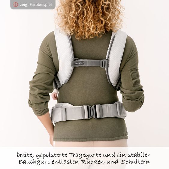 BabyBjörn Babytrage One Air Mesh Neue Version - Anthrazitgrau