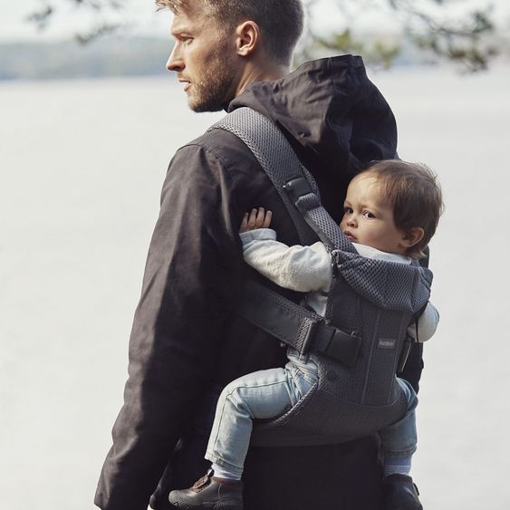 BabyBjörn Babytrage One Air Mesh Neue Version - Anthrazitgrau