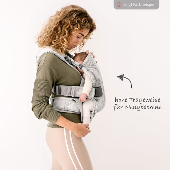 BabyBjörn Babytrage One Air Mesh Neue Version - Anthrazitgrau