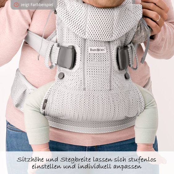 BabyBjörn Babytrage One Air Mesh Neue Version - Anthrazitgrau