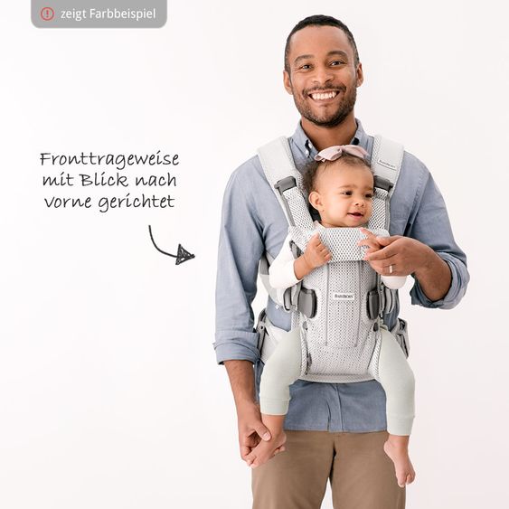 BabyBjörn Babytrage One Air Mesh Neue Version - Anthrazitgrau