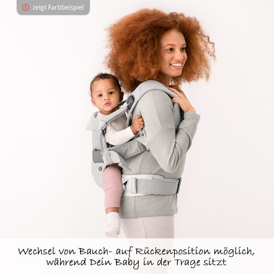 BabyBjörn Babytrage One Air Mesh Neue Version - Anthrazitgrau