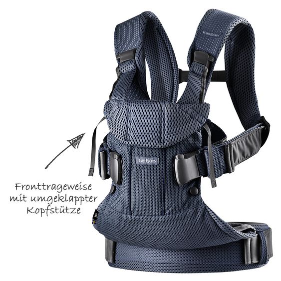 BabyBjörn Babytrage One Air Mesh Neue Version - Marineblau