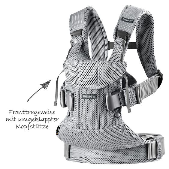 BabyBjörn Babytrage One Air Mesh Neue Version - Silber