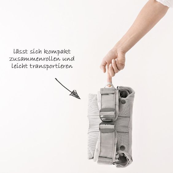 BabyBjörn Babytrage One Air Mesh Neue Version - Silber