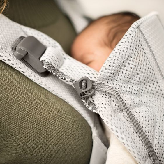 BabyBjörn Babytrage One Air Mesh Neue Version - Silber