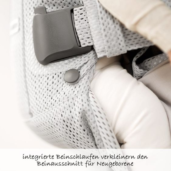BabyBjörn Babytrage One Air Mesh Neue Version - Silber