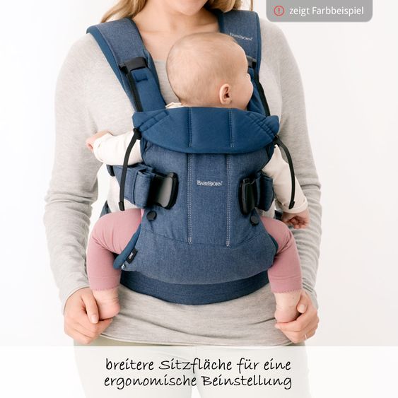 BabyBjörn Babytrage One Cotton Mix Neue Version - Dunkelgrau