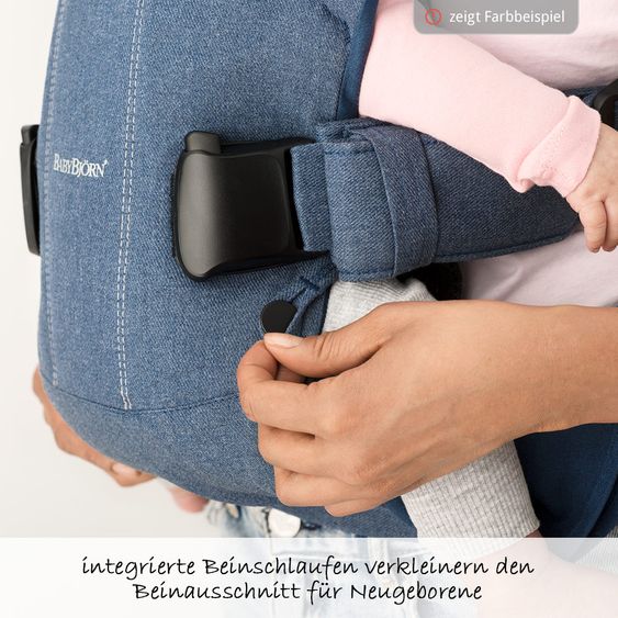 BabyBjörn Babytrage One Cotton Mix Neue Version - Dunkelgrau