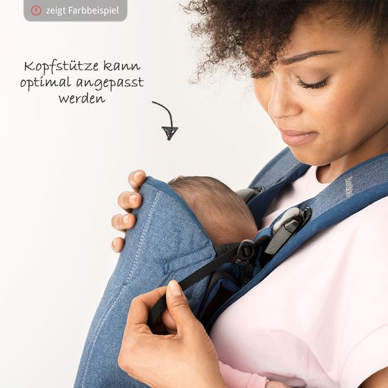 BabyBjörn Babytrage One Cotton Mix Neue Version - Dunkelgrau