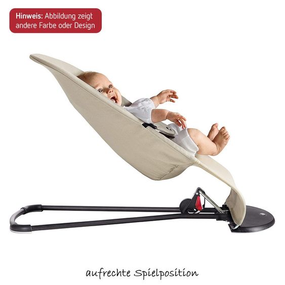 BabyBjörn Babywippe Balance Soft Cotton Jersey - Dunkelgrau Grau