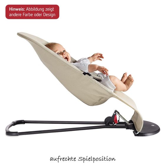 BabyBjörn Babywippe Balance Soft Mesh - Silber Weiß