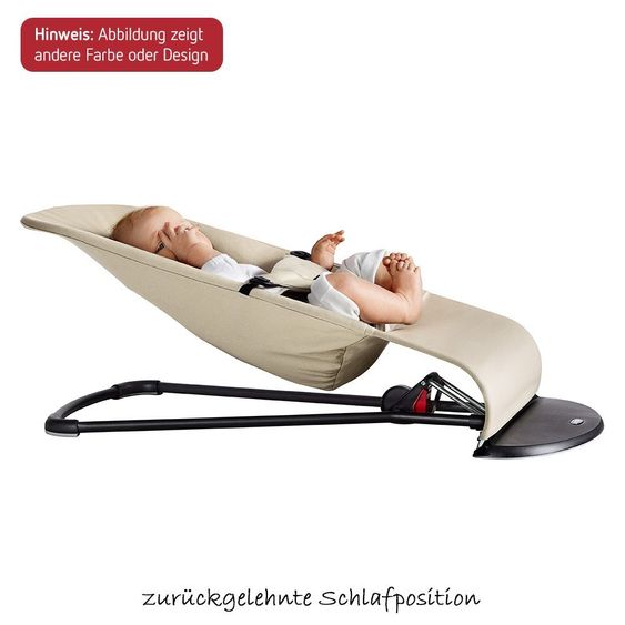 BabyBjörn Babywippe Balance Soft Mesh - Silber Weiß
