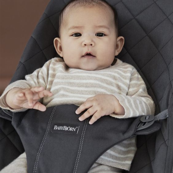 BabyBjörn Babywippe Bliss Cotton - Anthrazit