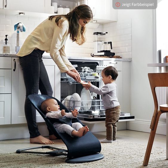 BabyBjörn Babywippe Bliss Cotton - Anthrazit