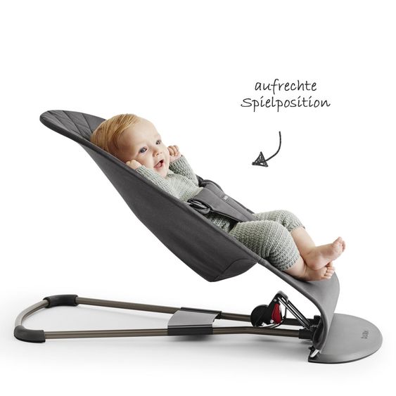BabyBjörn Babywippe Bliss Cotton - Anthrazit