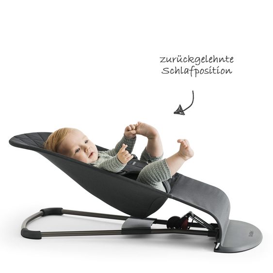 BabyBjörn Babywippe Bliss Cotton - Anthrazit