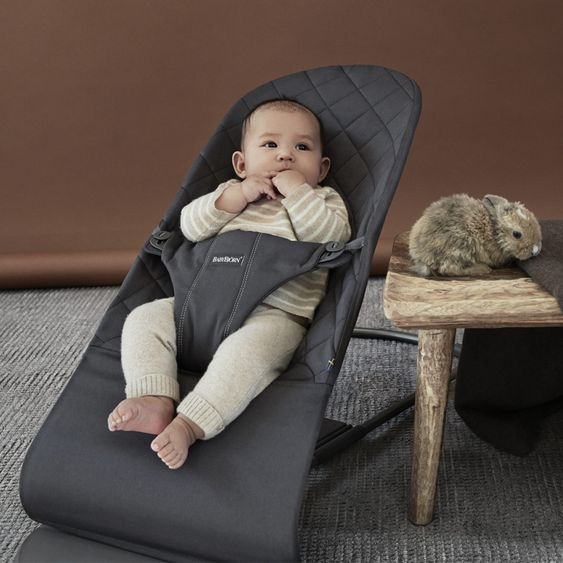 BabyBjörn Babywippe Bliss Cotton - Anthrazit
