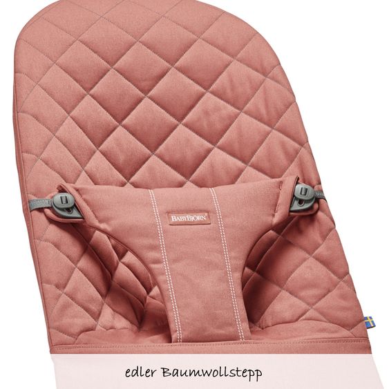 BabyBjörn Babywippe Bliss Cotton Be You - Terrakotta Pink