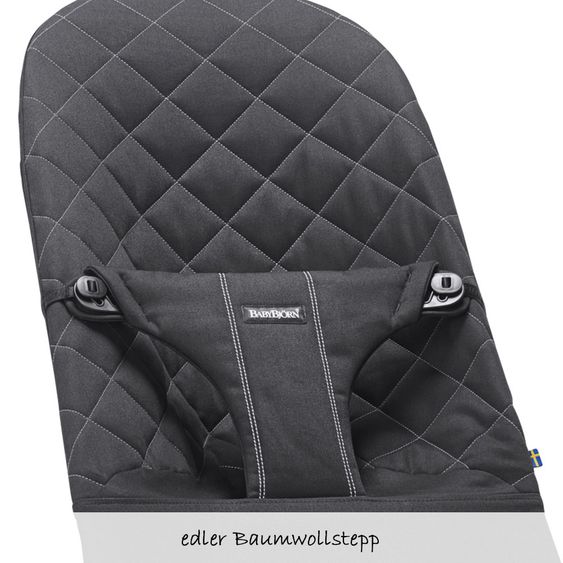 BabyBjörn Bouncer Bliss Cotton - Black